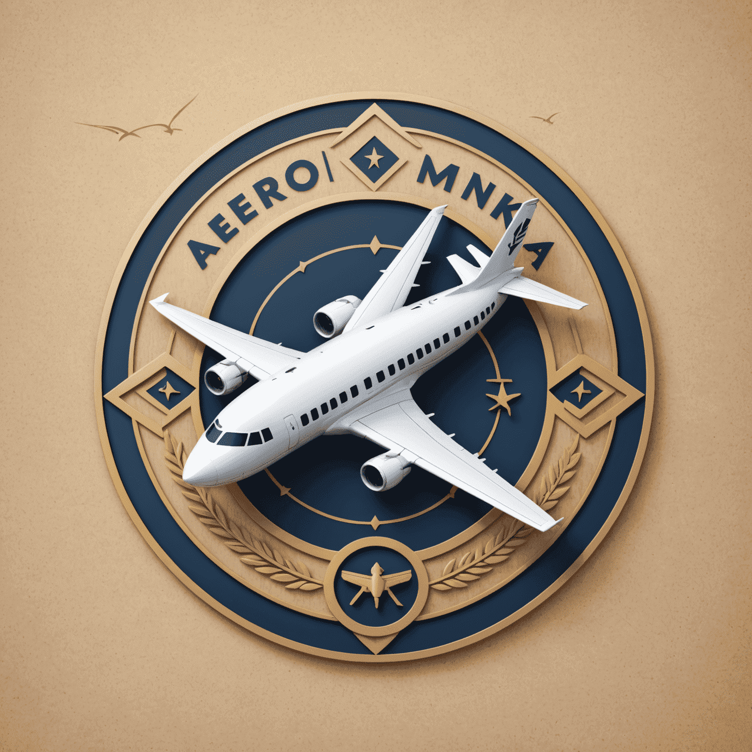 Aerodomefinka.com logo featuring a stylized airplane and financial symbol