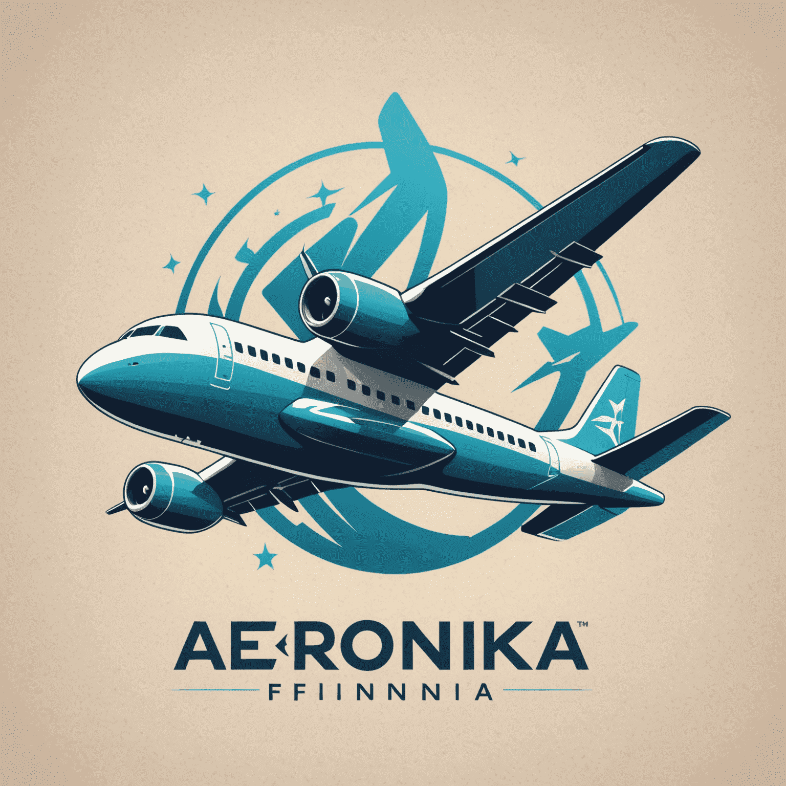 Aerodomefinka.com logo featuring a stylized airplane and financial symbol